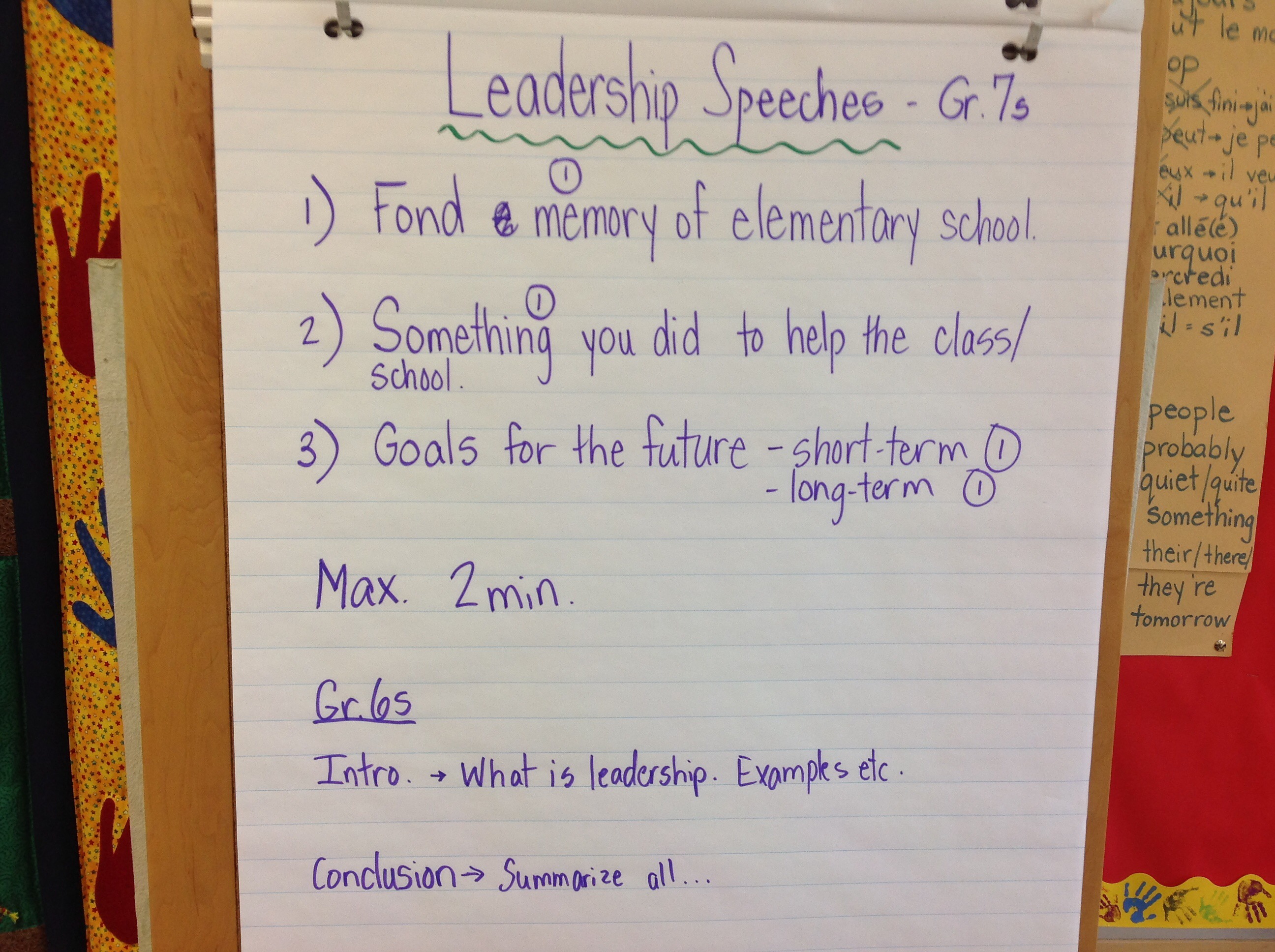 why should i be a leader speech